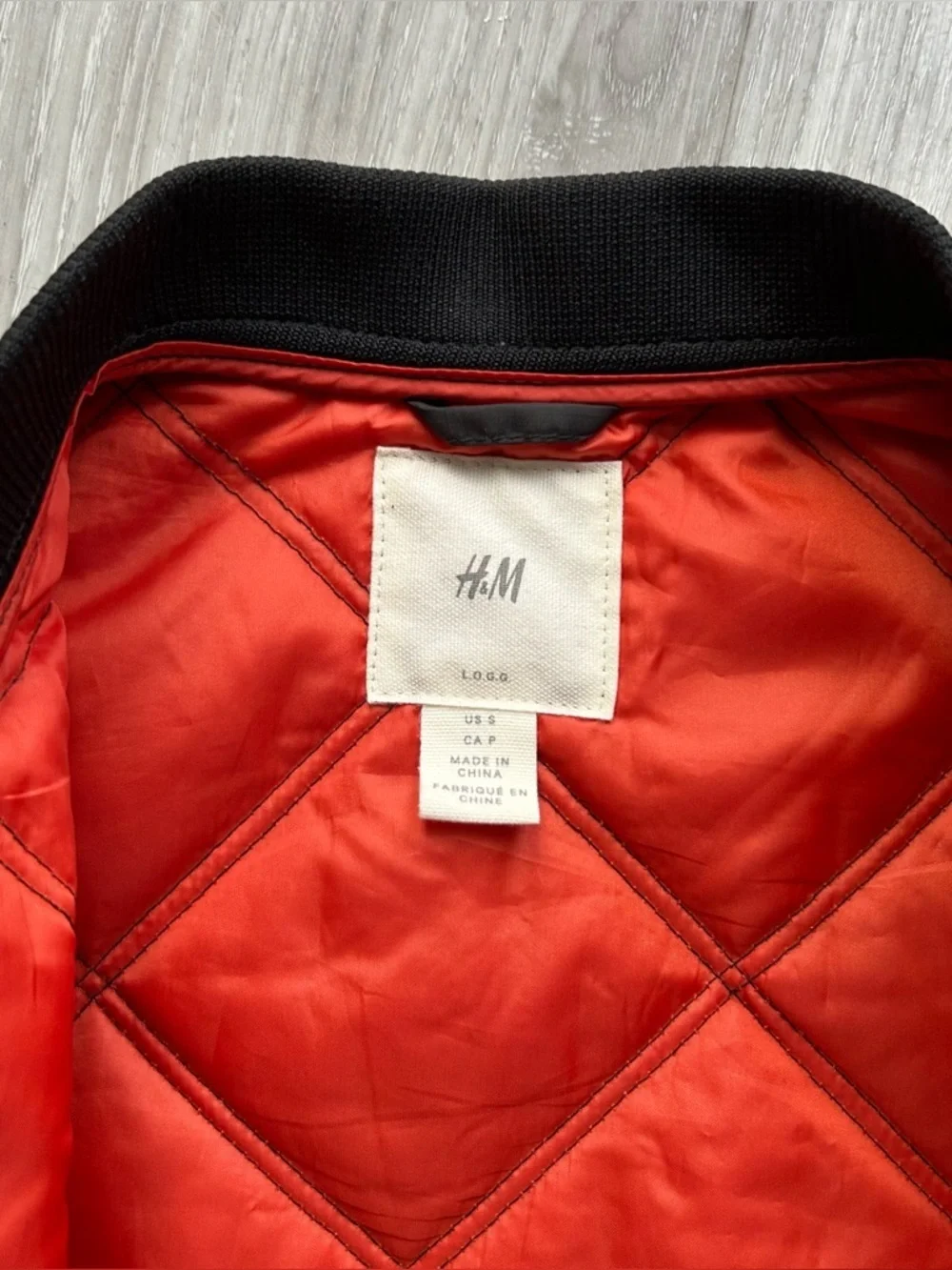 H&M quilted black